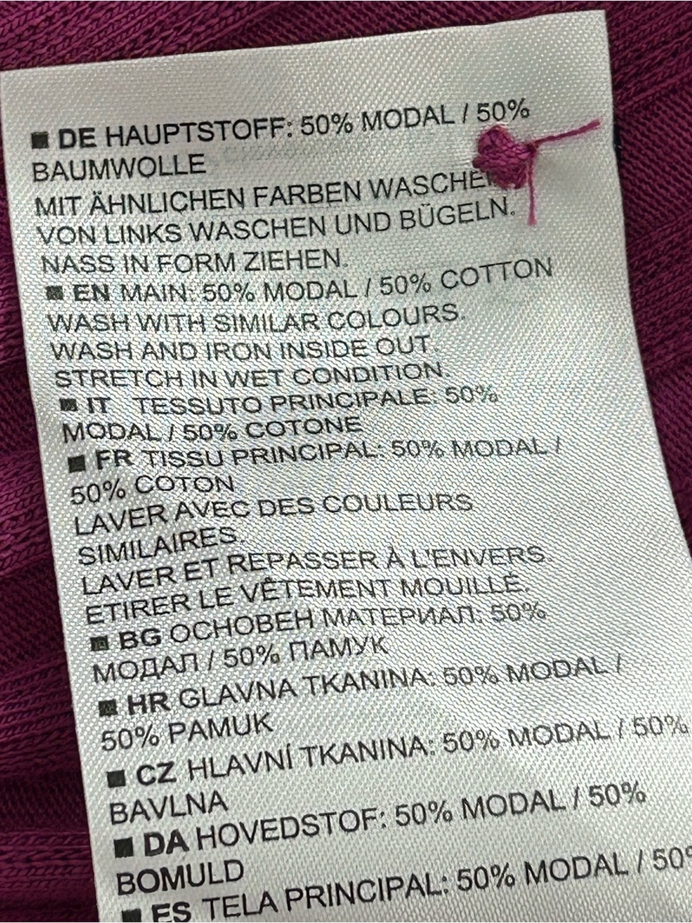 Marc O'Polo Magenta Ribbed Button-Up Cardigan - Picture 7 of 9